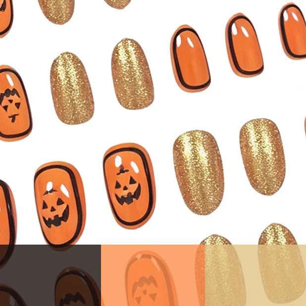 Halloween-Themen Glitzer-Nagelkunst Set Karnz