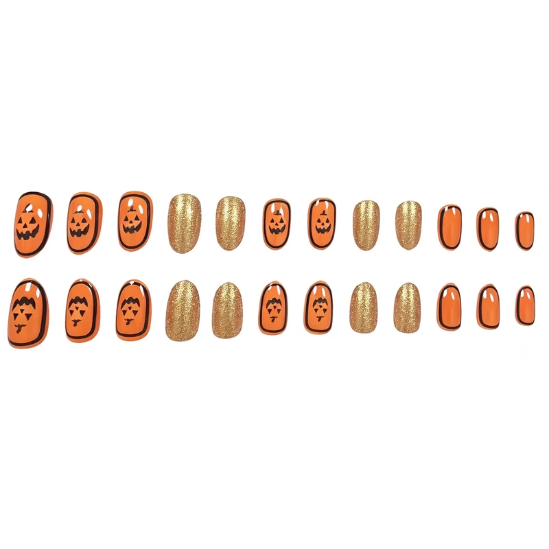 Halloween-Themen Glitzer-Nagelkunst Set Karnz