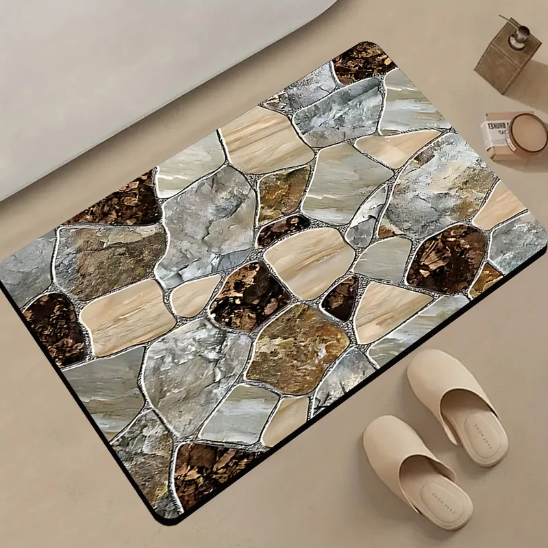 Künstlerisches Mandala-Design Badezimmermatte