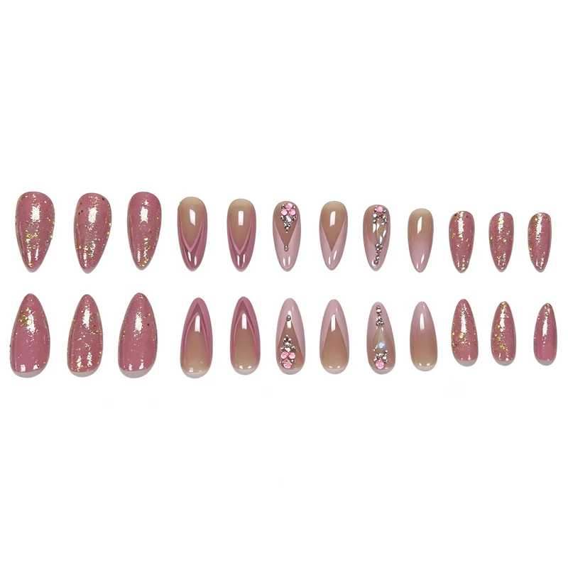 Glitzernde Blumen-Nagelkunst Karnz