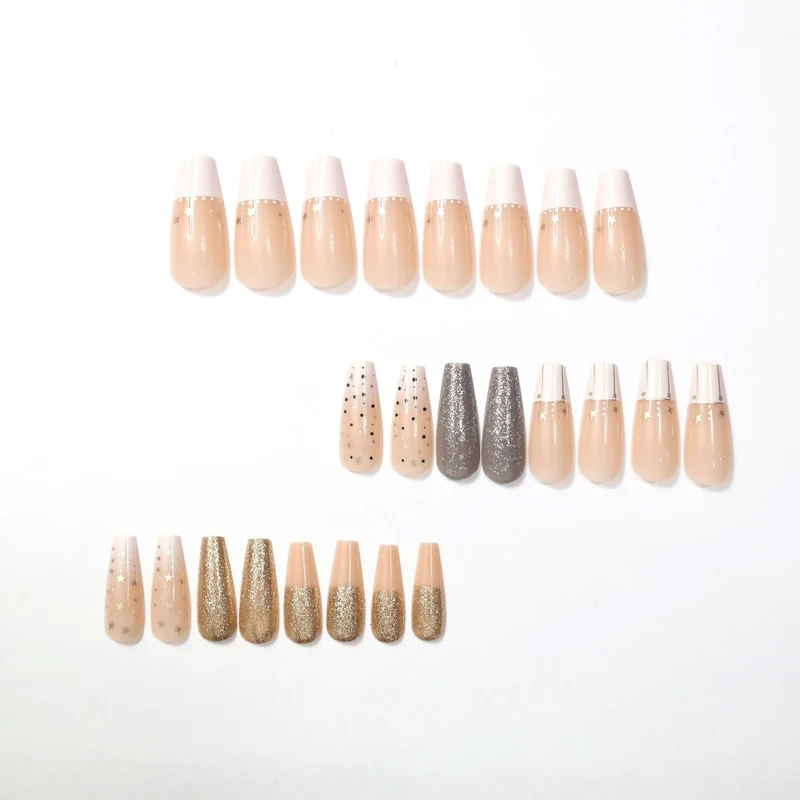 Glamouröse Sternen Nagelkunst Verbesserungen Karnz