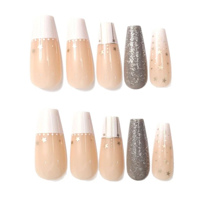 Glamouröse Sternen Nagelkunst Verbesserungen Karnz