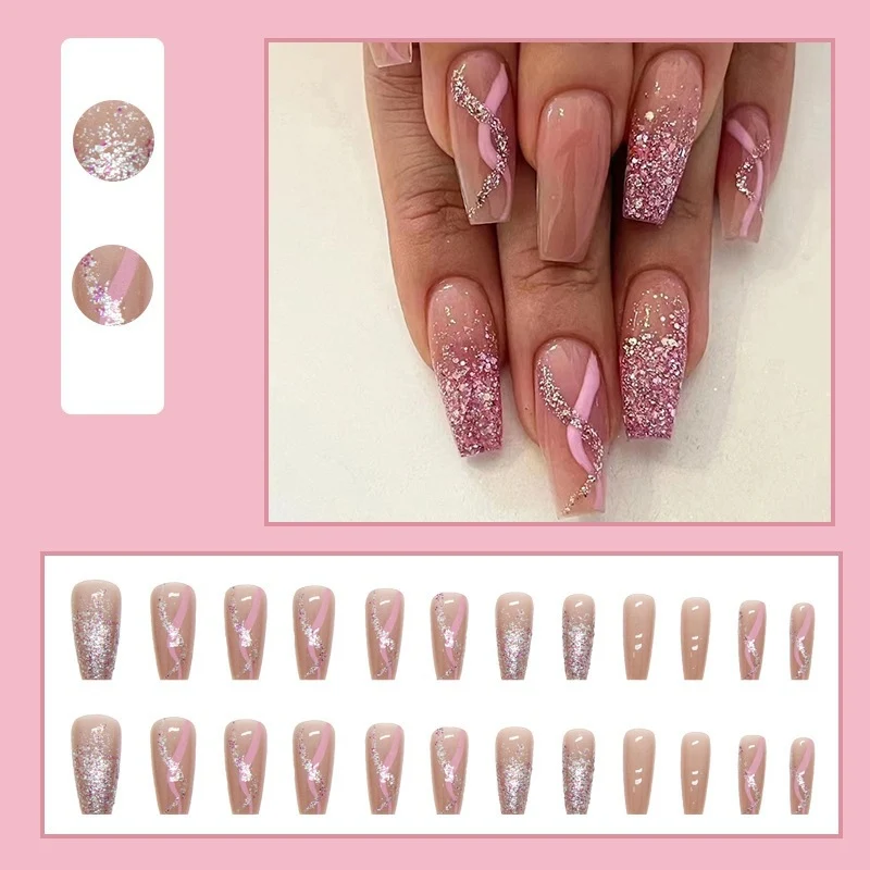 Glamouröse Langanhaltende Acryl-Nagelkunst-Verstärkungen Karnz