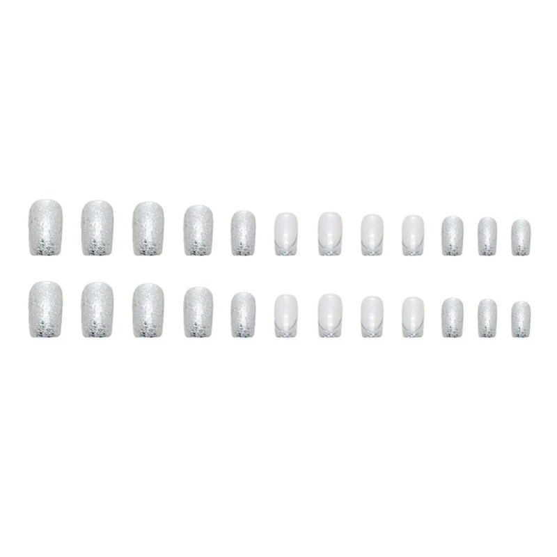Glamouröse Glitzer-Acrylnagelverlängerungen Karnz