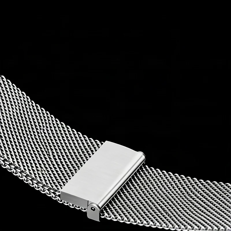 Schwarzes Luxusarmband für Ultradünn Smartwatch