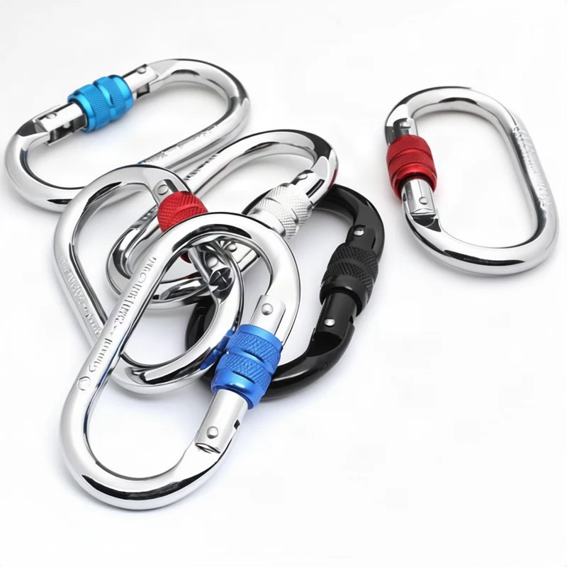 Stahlkarabiner für Klettern, 25 KN