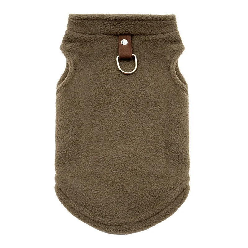 Hundemantel aus Sweatshirt-Stoff mit Taschen
