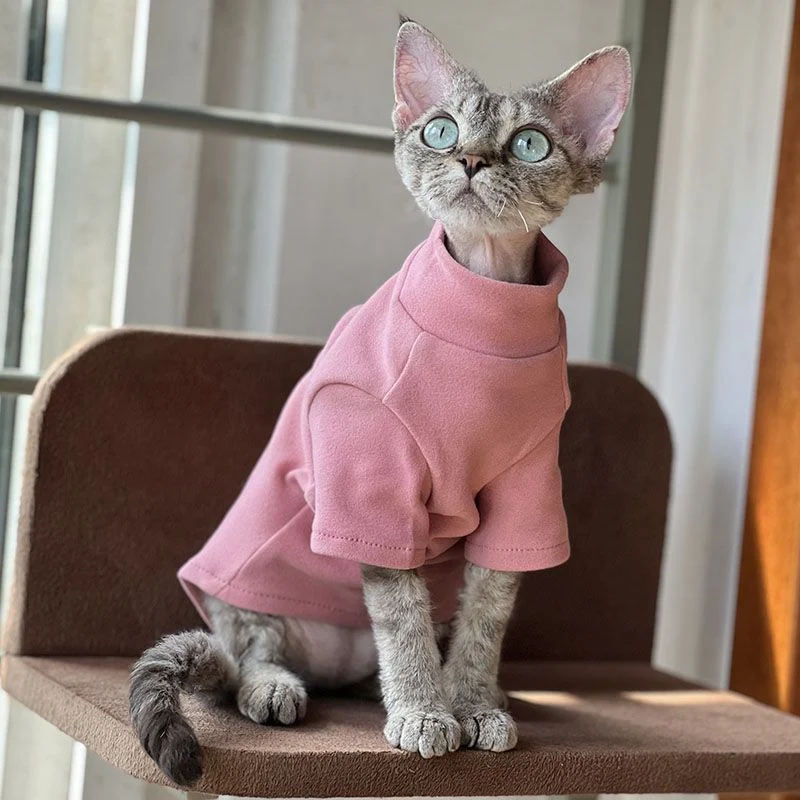 Hundemantel aus Sweatshirt-Stoff mit Taschen