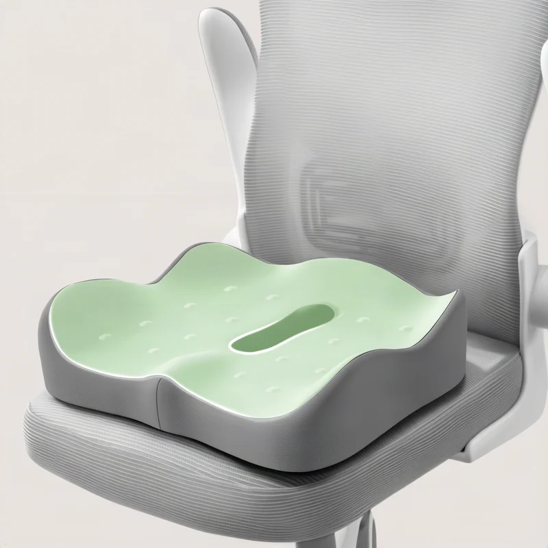 Beheizbares Sitzkissen aus hochwertigem Loden creme