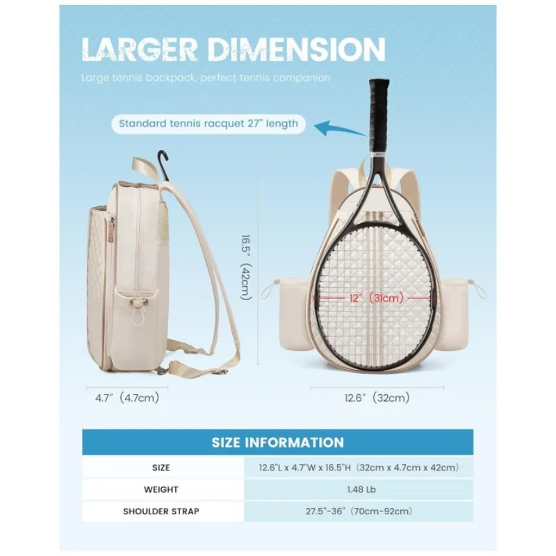 Tennis-Schläger-Rucksack Karnz