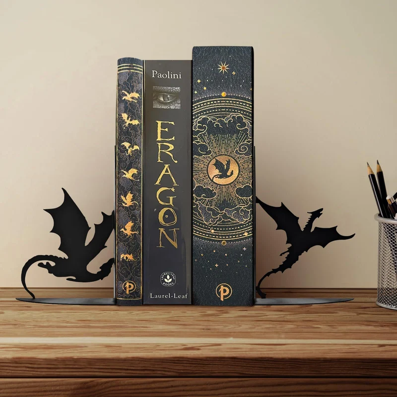 Dekorative Drachen Buchstützen