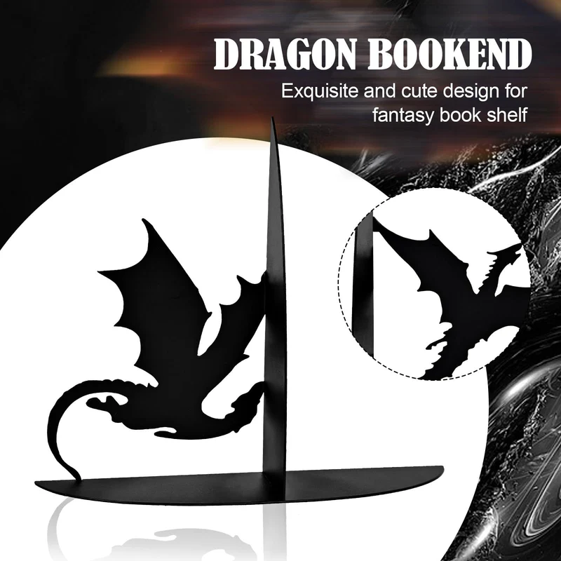 Dekorative Drachen Buchstützen