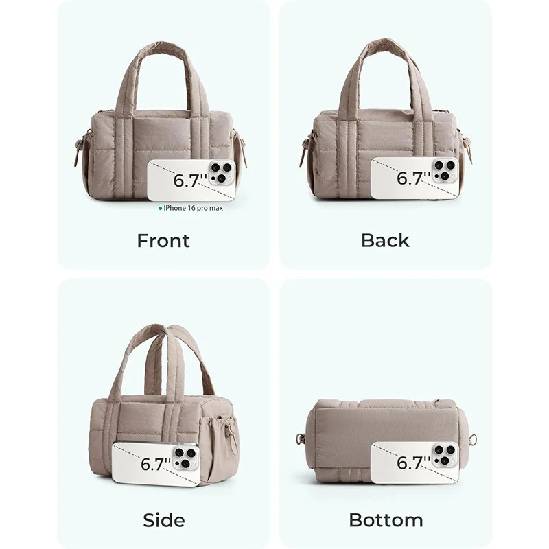 Stylische gesteppte Wochenend-Tote Karnz
