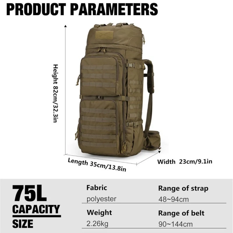 Taktischer Mehrzweck-Rucksack Karnz