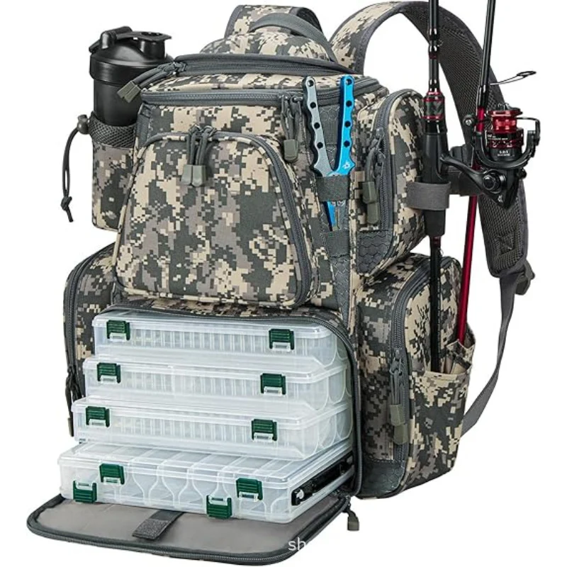 Angeln Multi-Compartment Rucksack Karnz