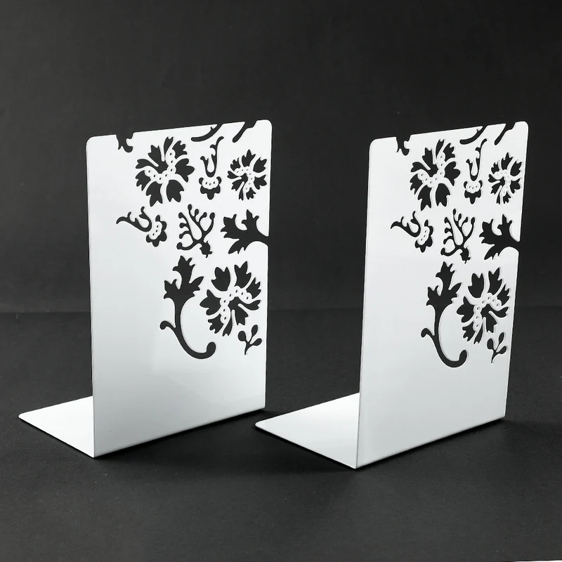 Dekorative blumeninspirierten Buchstützen
