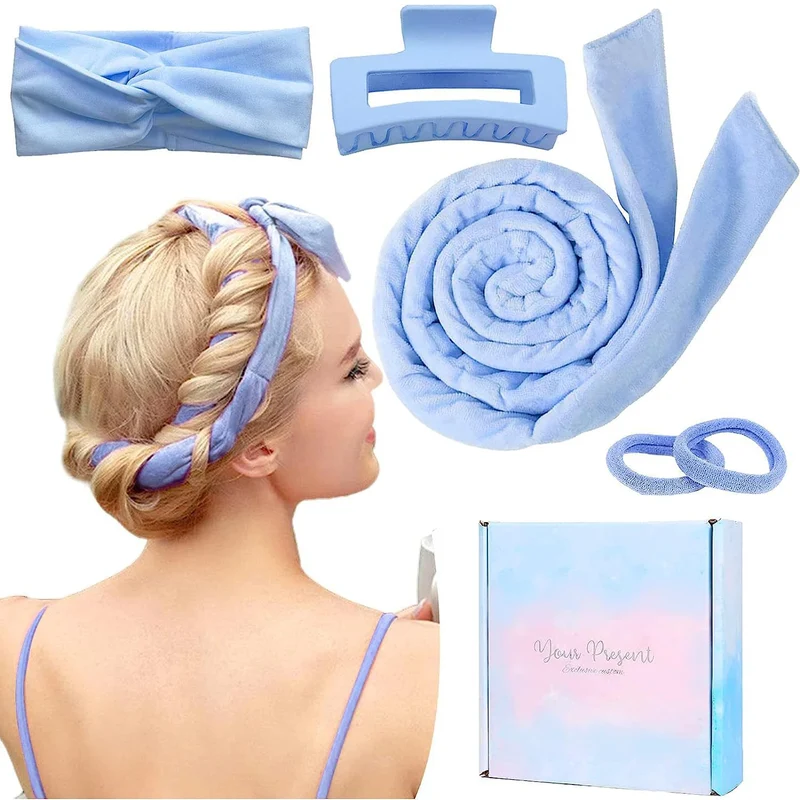 Vielseitiges weiches Haarstyling-Set