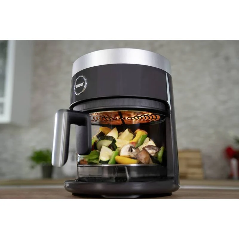 B-Ware Unold Heißluft-Fritteuse 3,5l Fritteuse Airfryer Heißluftfritteuse 200°C 10