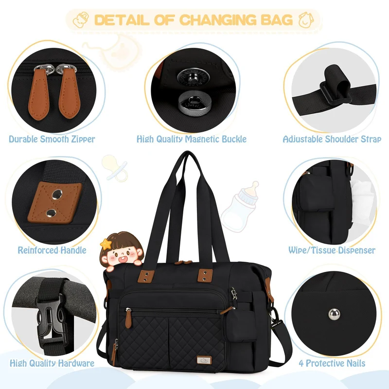 Multifunktionale gepolsterte Reisetasche Karnz