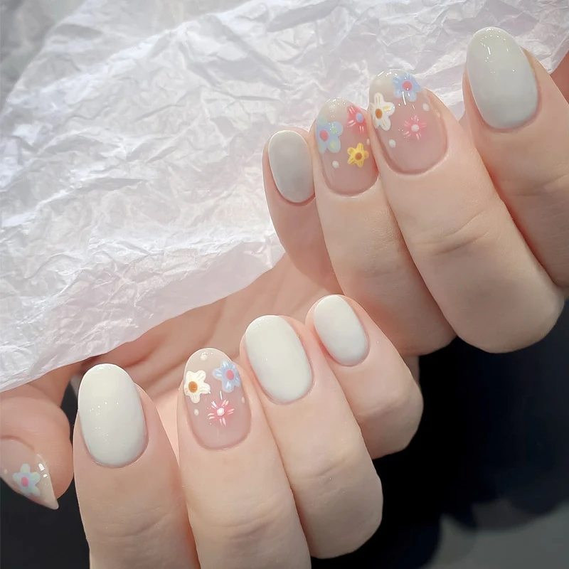 Dekorative Glitzernde Press-On Nail Tips Karnz