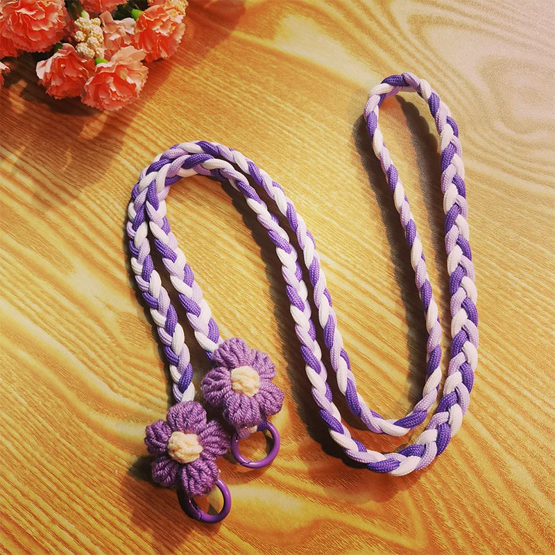 Gewebtes florales Muster Utility Lanyard Karnz