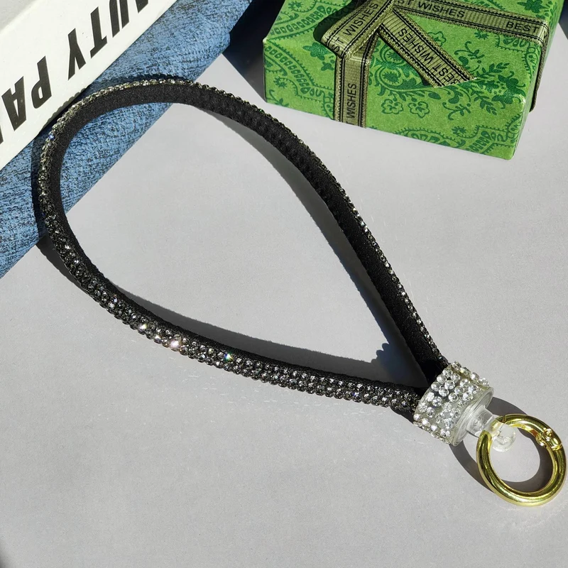 Glitzernder Strass-Handy-Lanyard Karnz