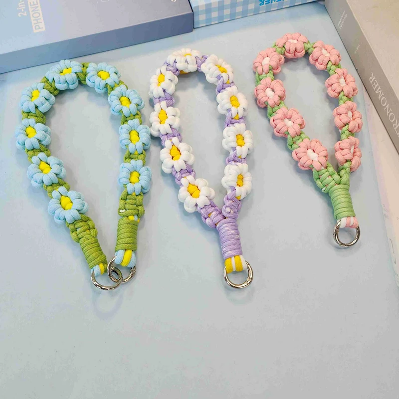 Florales Muster Dekorativer Schlüsselanhänger Halter Karnz