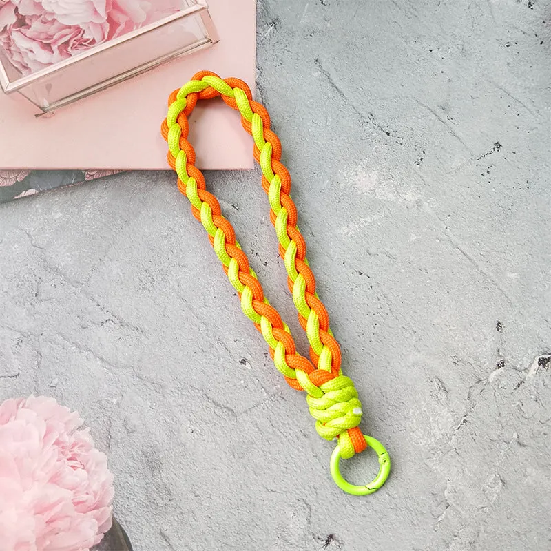 Geflochtenes Paracord Schlüsselanhänger Halter Karnz