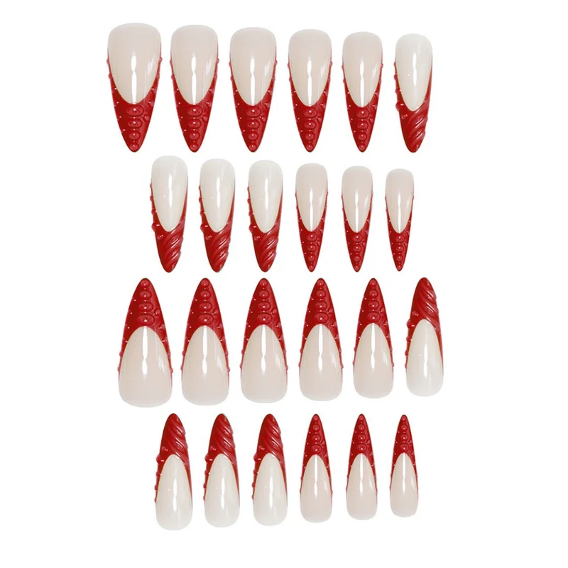 Skulptierte Stiletto-Nagelverlängerungen Karnz