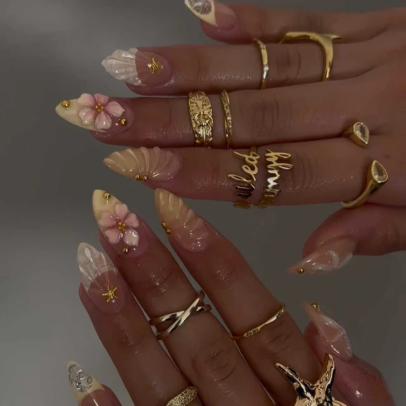 Glamouröse Texturierte Acryl-Nagelvergrößerungen Karnz