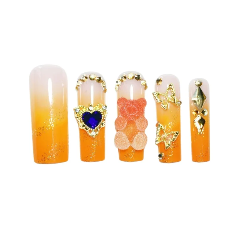 Blumenmuster Nagelkunstset Karnz