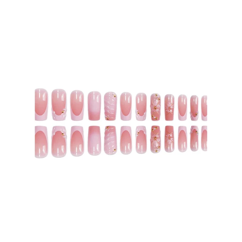 Blumeninspiriertes Premium-Acrylnagel-Enhancements Karnz