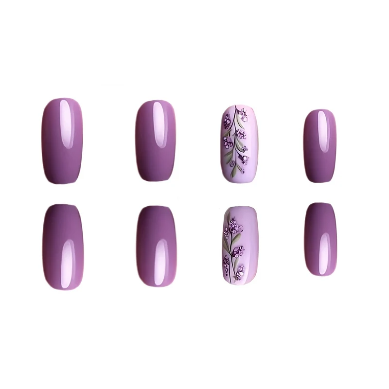 Blumenverziertes Nagelkunst-Set Karnz
