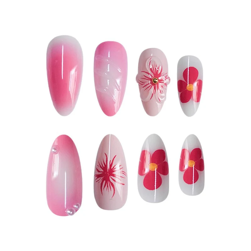 Floral Design Acryl Nagelkunst Karnz