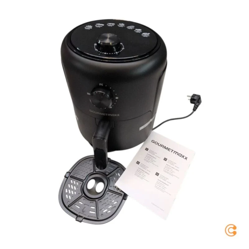 B-Ware Gourmet Maxx Heißluft Fritteuse Mechanisch 2,3l Heißluft Fritteuse 1000 W Schw196