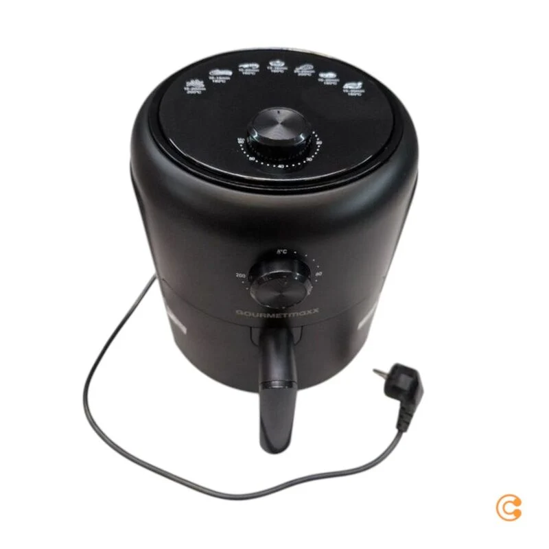 B-Ware Gourmet Maxx Heißluft Fritteuse Mechanisch 2,3l Heißluft Fritteuse 1000 W Schw196
