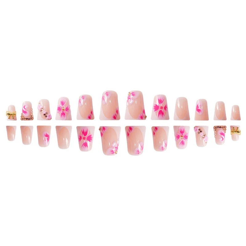Florales Dekoratives Acryl-Nail Design Karnz