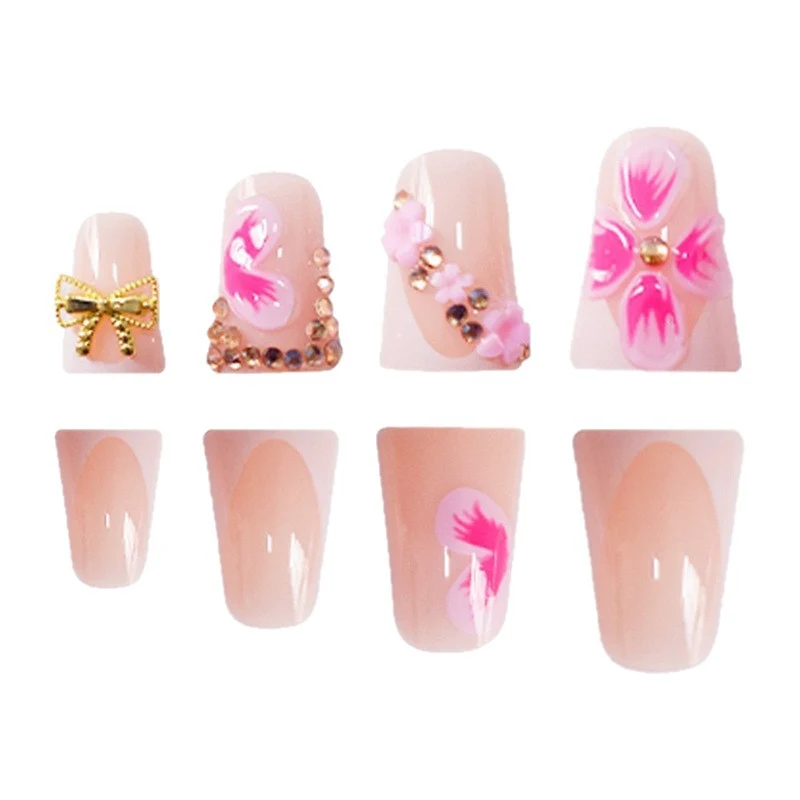 Florales Dekoratives Acryl-Nail Design Karnz