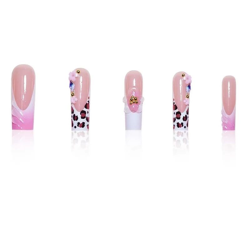 Florale 3D Dekorative Nail Enhancements Karnz