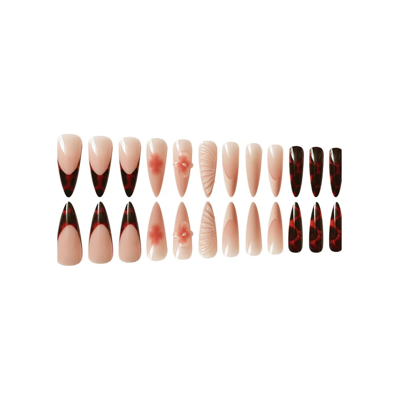 Elegante Sculpted Press-On Nail Enhancements Karnz
