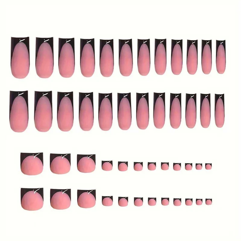 Elegante Französische Spitze Nagelverzierung Karnz