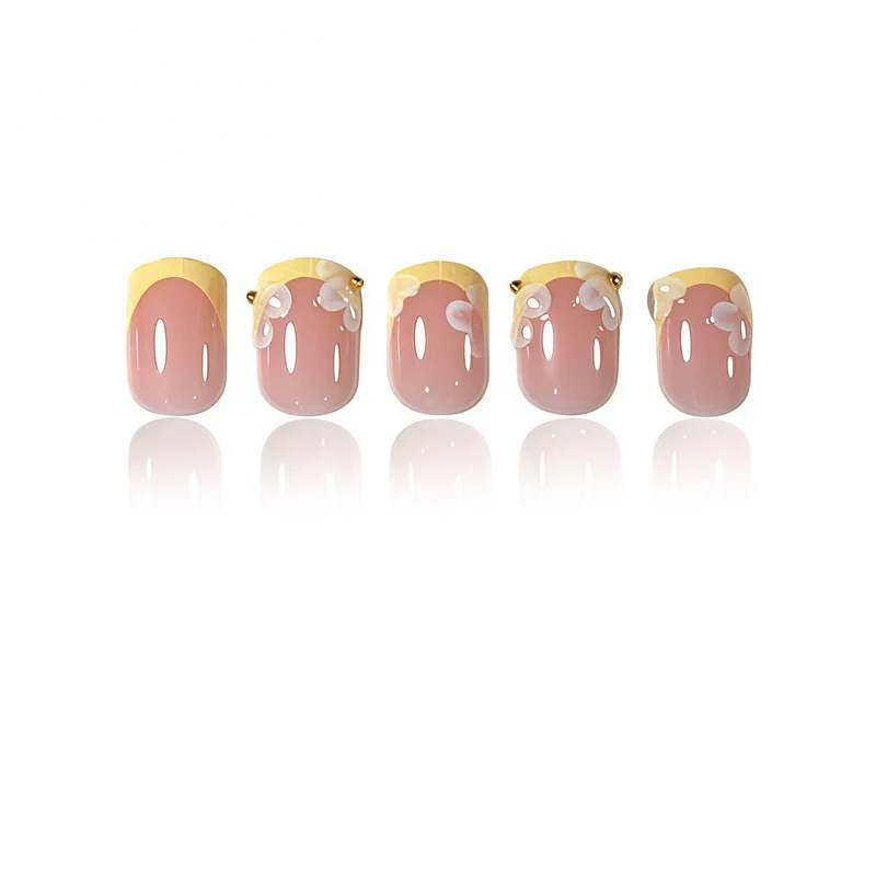 Dekorative florale Acrylnagelverlängerungen Karnz