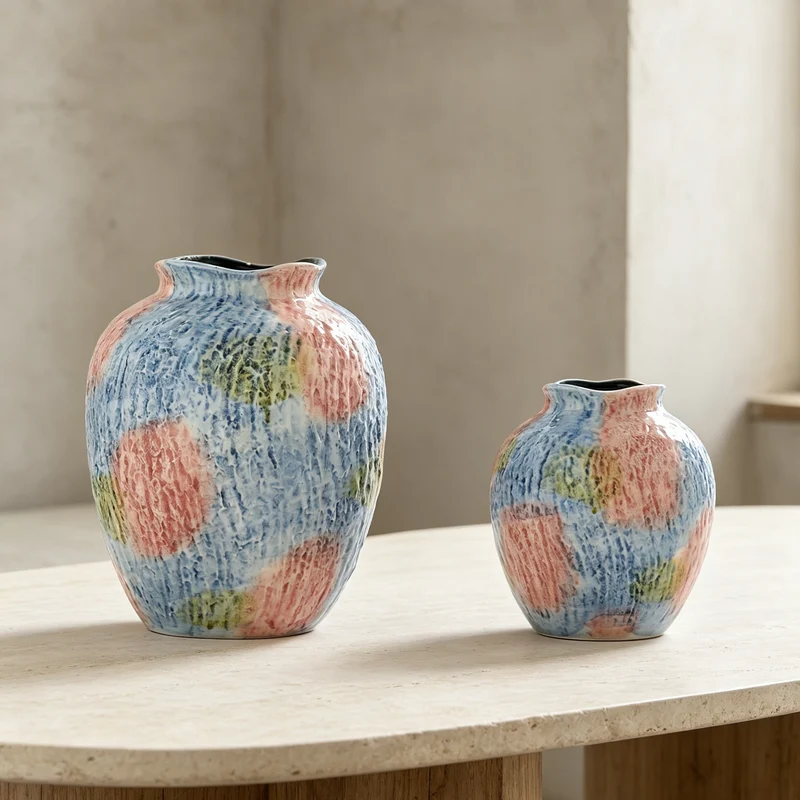 Dekorative Keramikvase Karnz