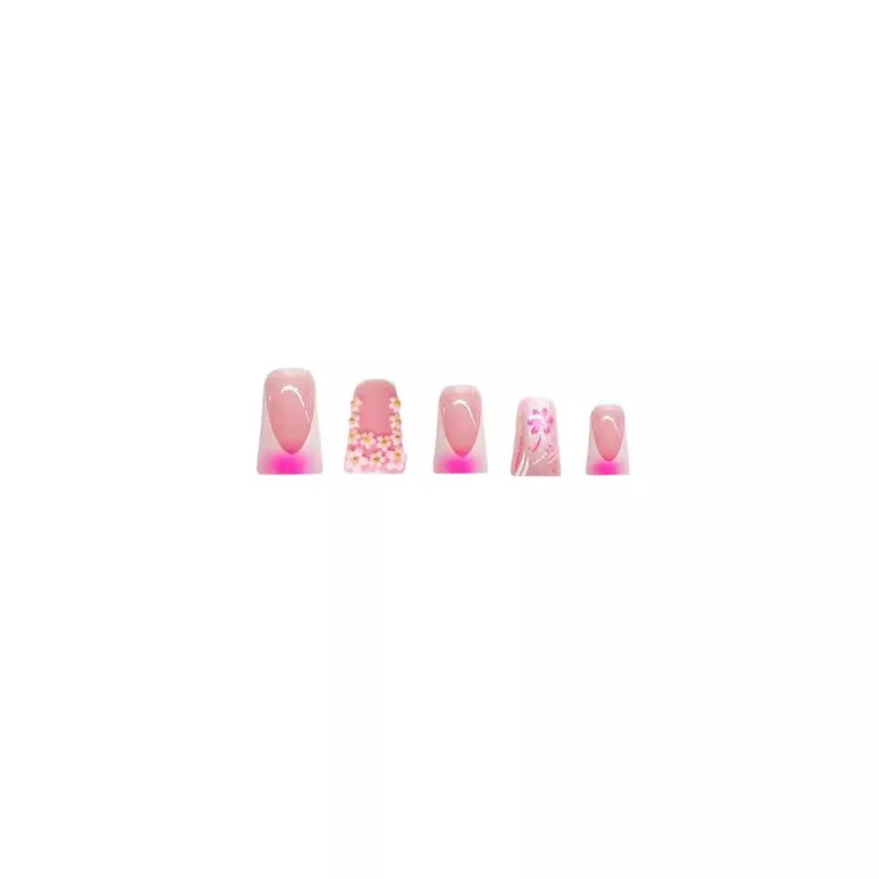Dekorative 3D florale Nagelverzierungen Karnz