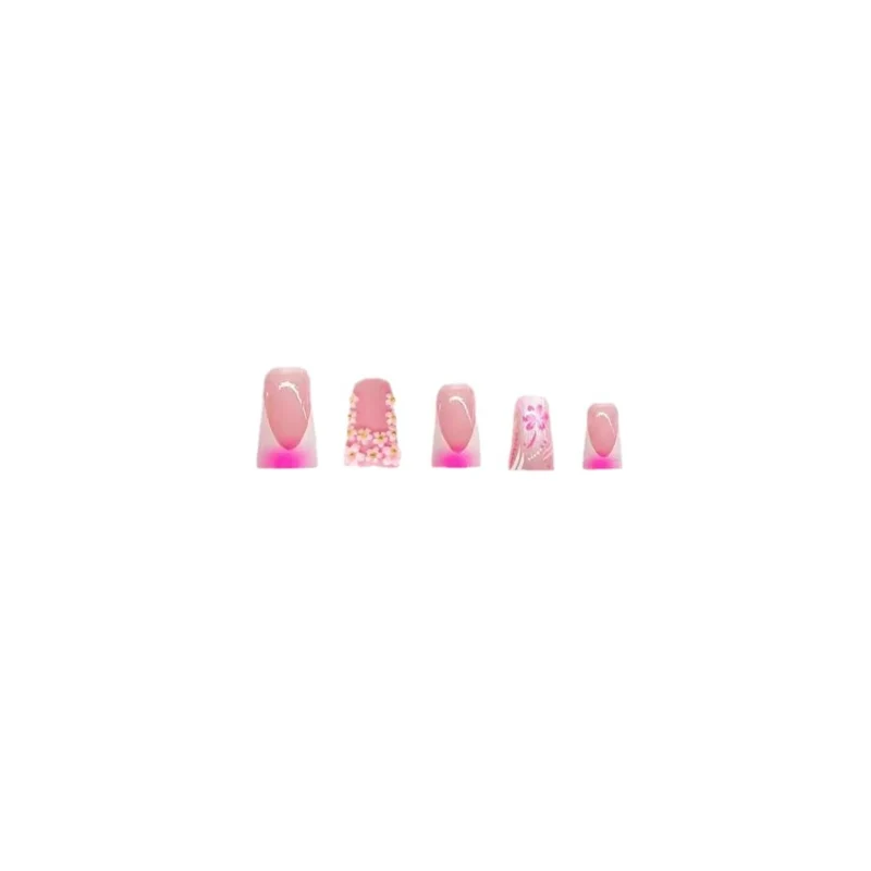 Dekorative 3D florale Nagelverzierungen Karnz