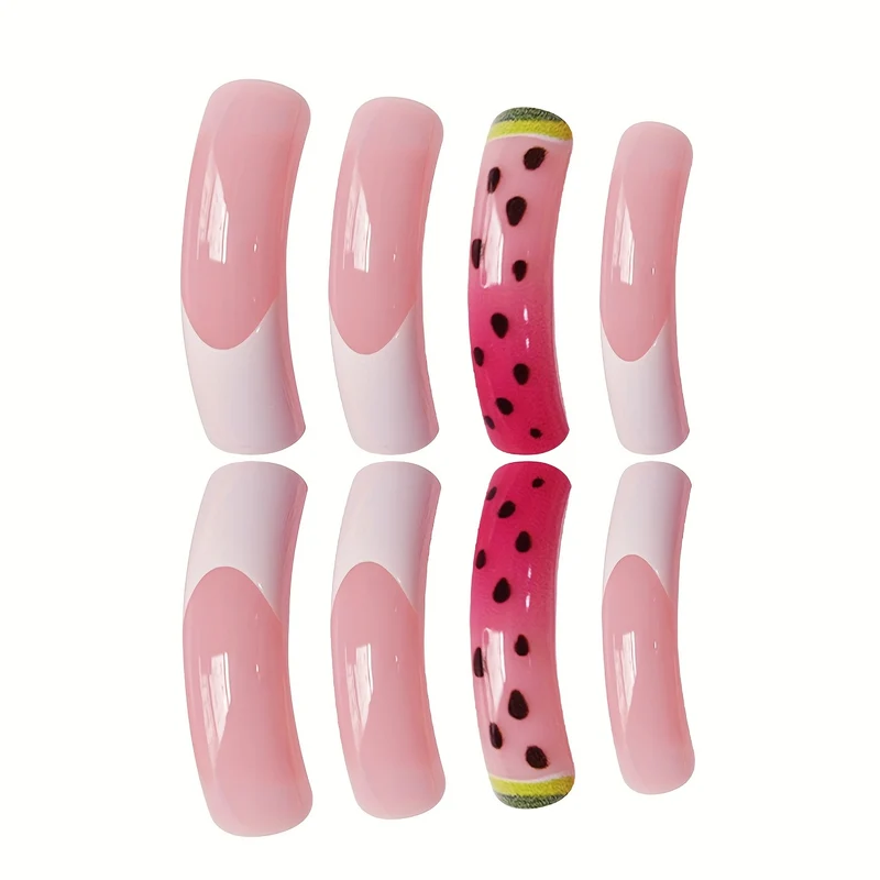 Kreatives Wassermelonen-Themen Nagelkunst Set Karnz