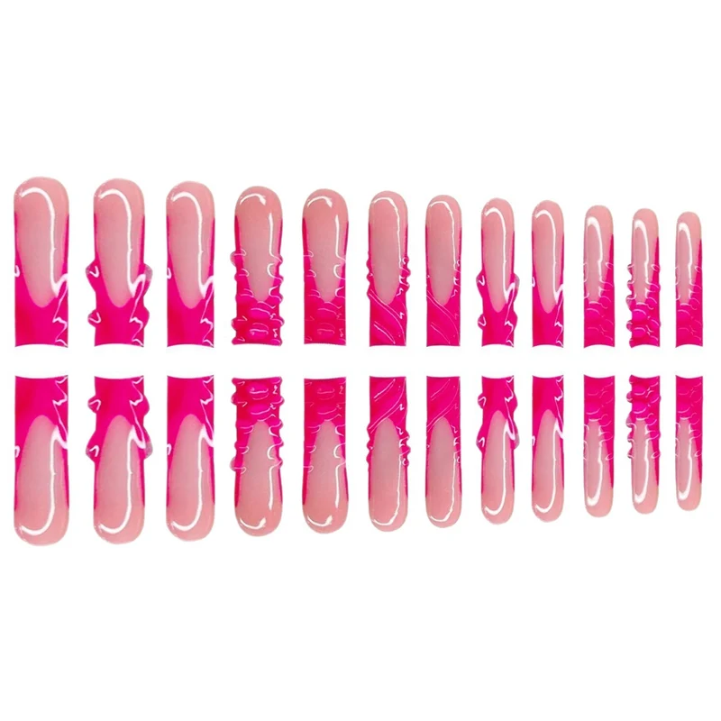 Kreative Lange Acryl Nagelverlängerungen Karnz