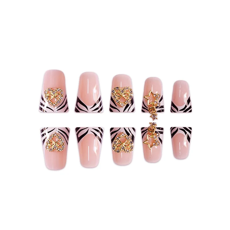 Chic Dekorative Nagelverzierungen Karnz