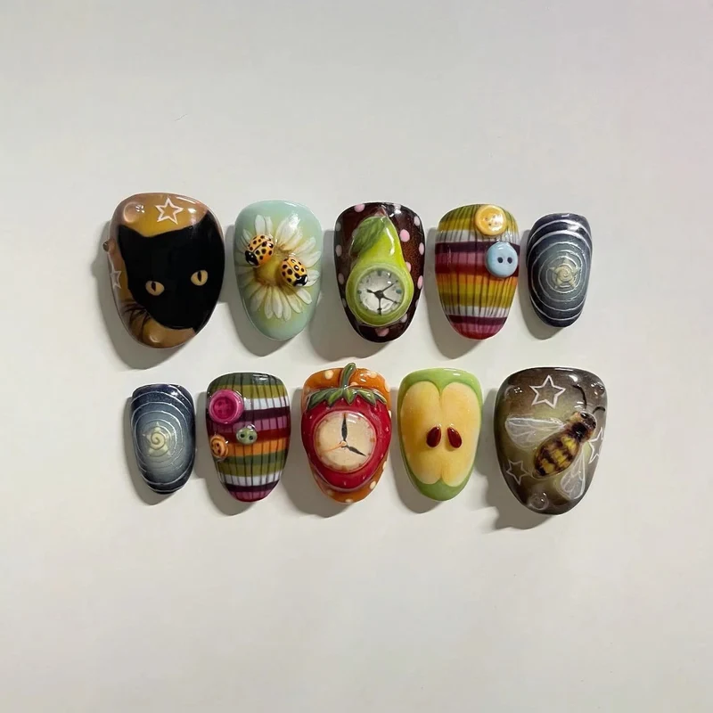 Artistisches Thema Nagelkunstkollektion Karnz