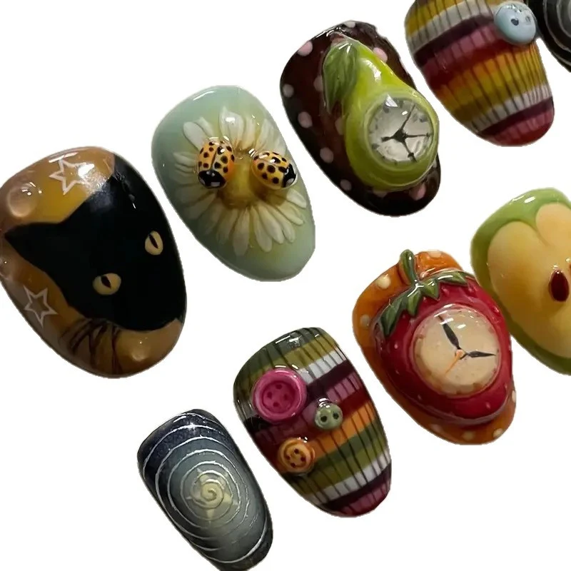 Artistisches Thema Nagelkunstkollektion Karnz